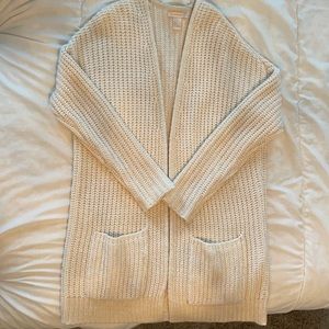Forever 21 Cream Cardigan Size S